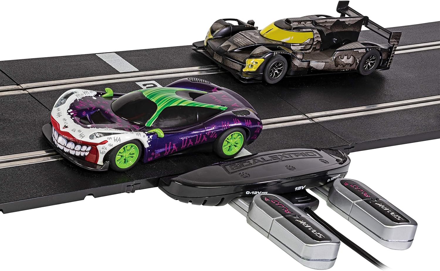 Scalextric Batman vs Joker 1:32 Slot Car Race Track Set C1415T T7480