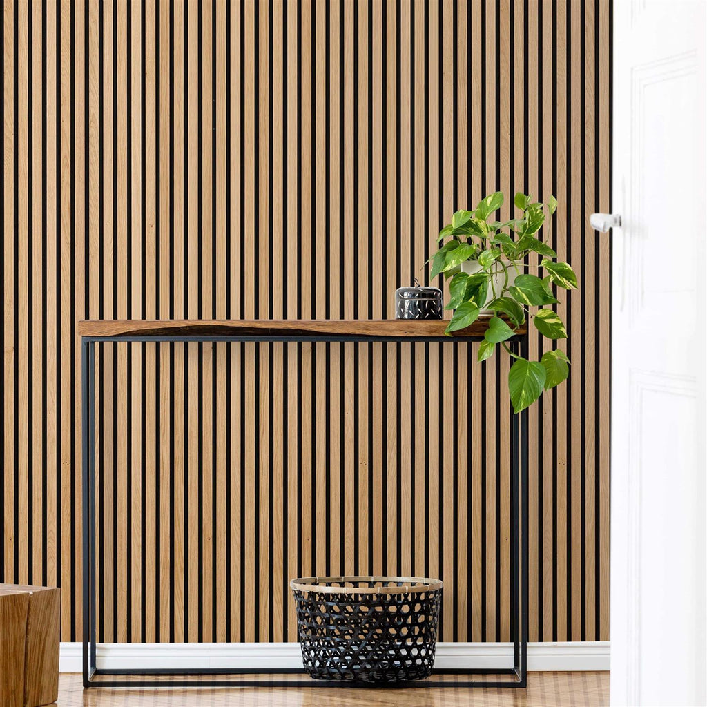 Oak Acoustic Slat Wall Panels F753362