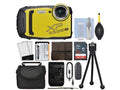 Fujifilm FinePix XP140 16.4MP 4K Digital Camera Yellow + 16GB Kit