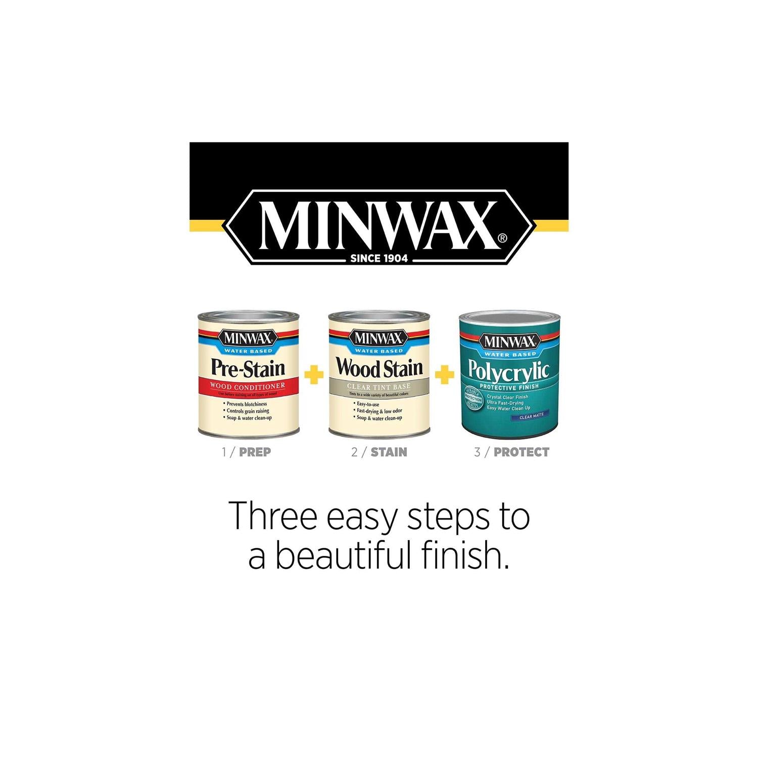 Minwax Clear Polycrylic Protective Finish I2745