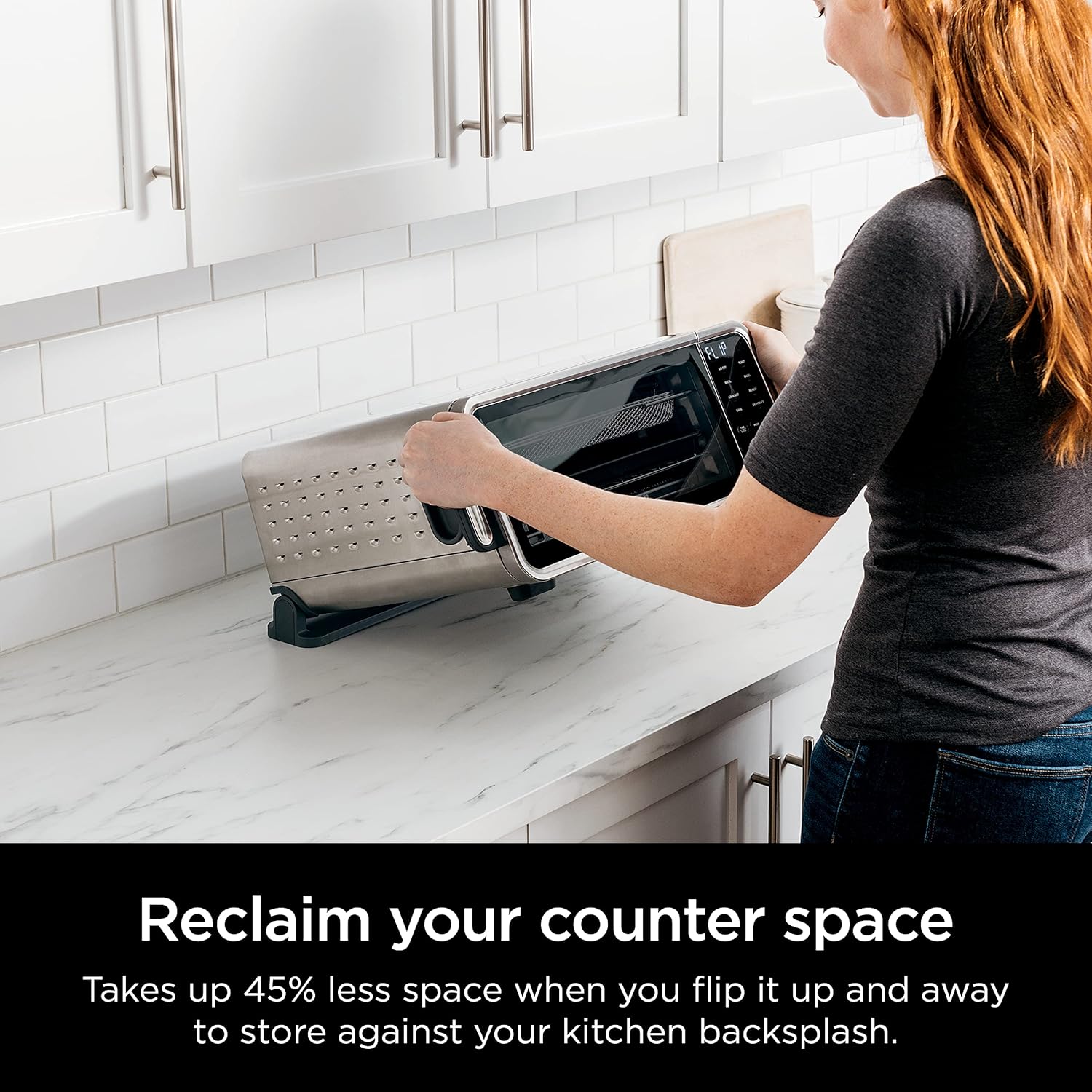Ninja SP201 Digital Air Fry Pro Countertop 8-in-1 Oven, XL Capacity, Silver Q3546