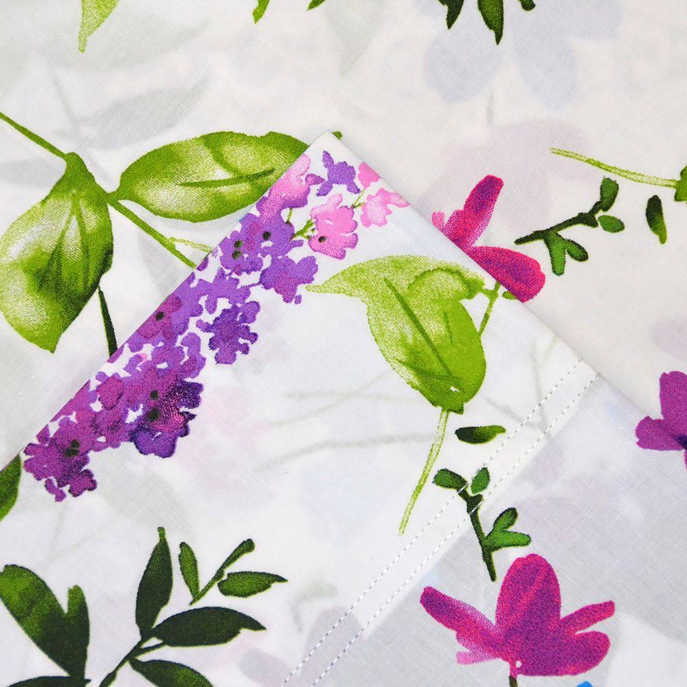 Pointehaven 200 Thread Count Percale Sheet Set Full Primavera Z65564