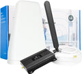 Verizon Cell Phone Signal Booster T Mobile AT&T Signal Booster 4G LTE 5G Band12/13/17 All Carriers Cell Phone Booster Verizon Network Extender Veriozn Signal Booster ATT Cell Booster for Home 4000sqft