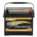 Weize Platinum AGM Battery BCI Group 35 Automotive Battery, 100RC, 650CCA, 36 Months Warranty