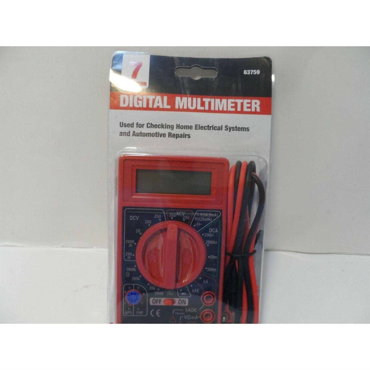 7-Function Digital Multimeter J477095