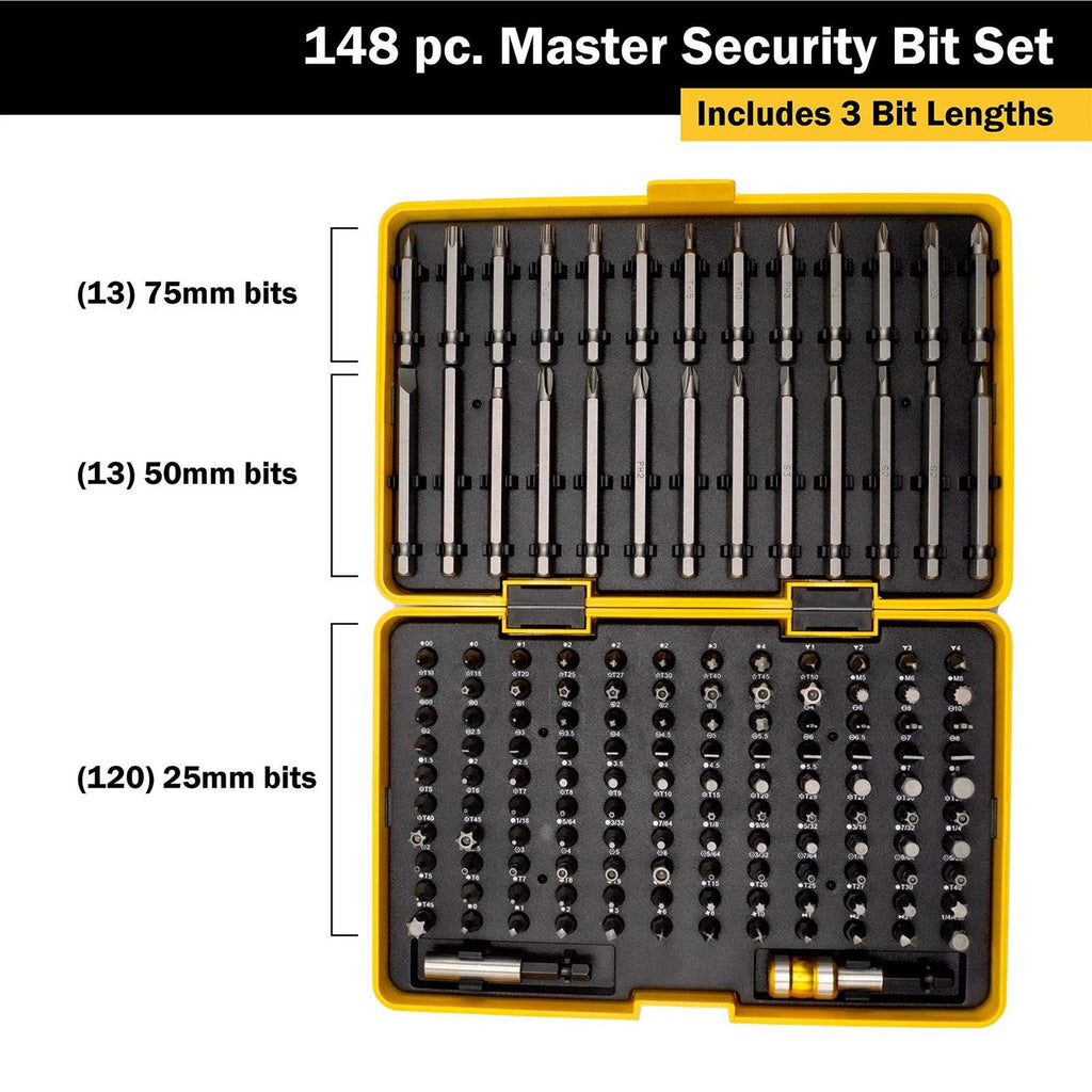 Titan 16148 148 Pc. Master Bit Set D31855