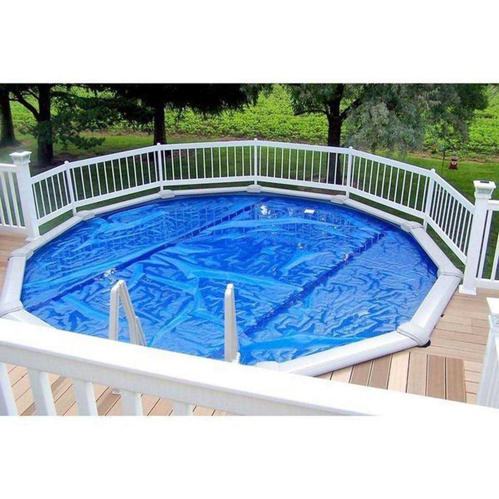 Vinyl Works 24 inch White Resin Above-Ground Pool Fence Kit Z94572