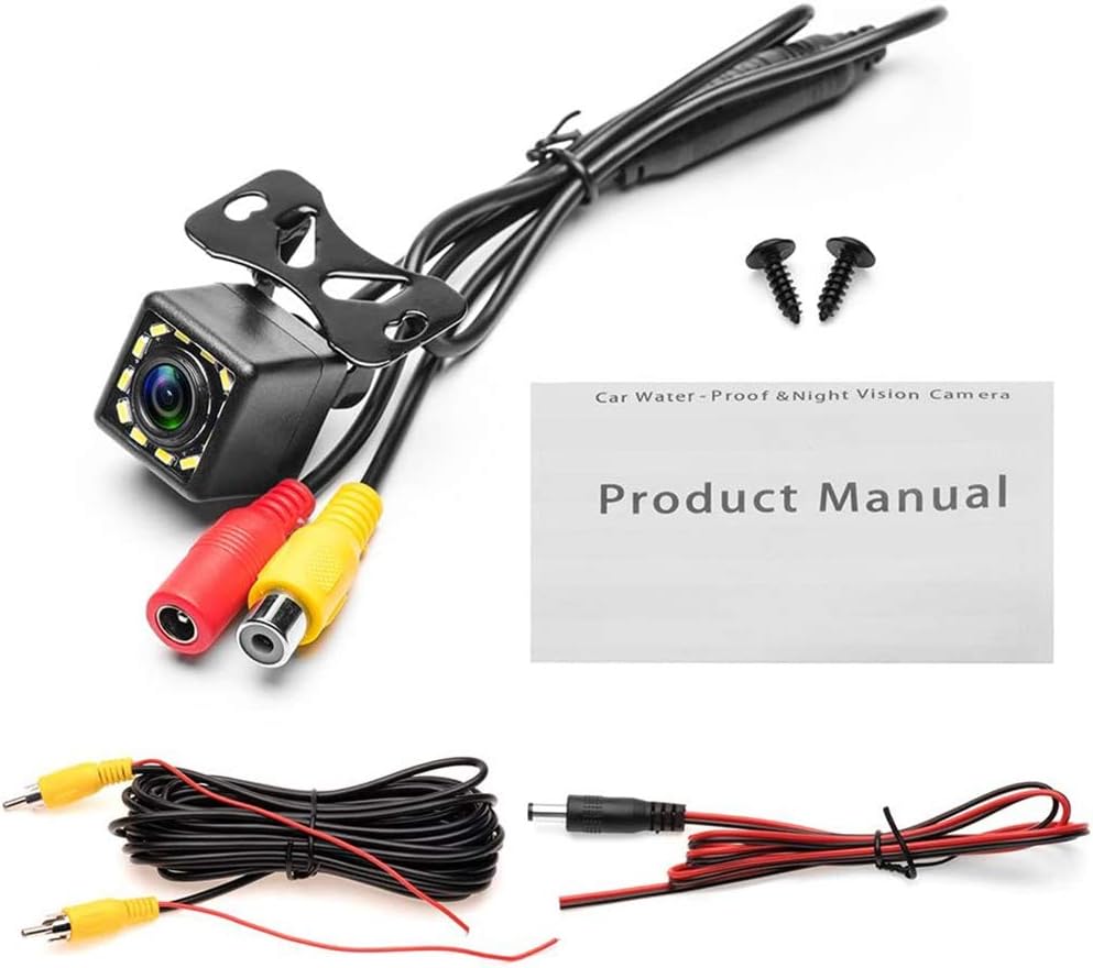Camecho Vehicle Backup Camera Waterproof 170° Wide Angle Rear View Camera E227