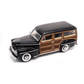 1948 Ford Woody - Black 1:18 Scale Diecast Model by Road Signature