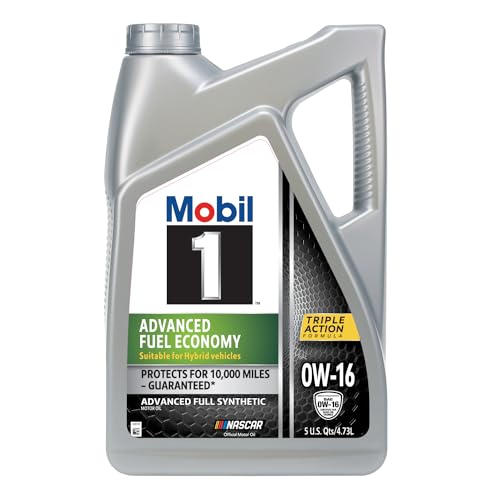 Mobil 1 Advanced Fuel Economy Full Synthetic Motor Oil 0W-20, 5 Quart A306