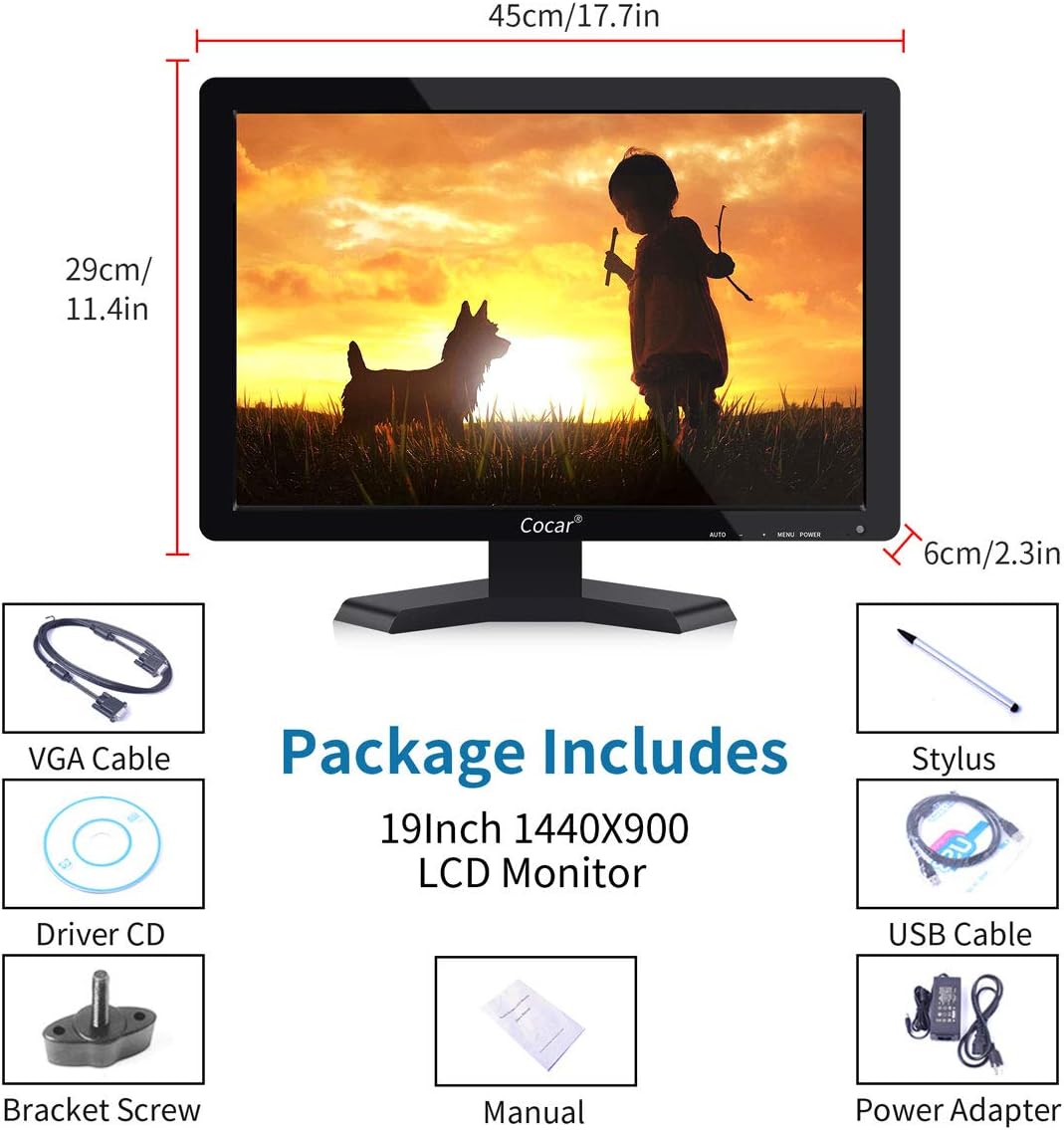 19 inch POS Touchscreen Monitor with VGA USB J996035