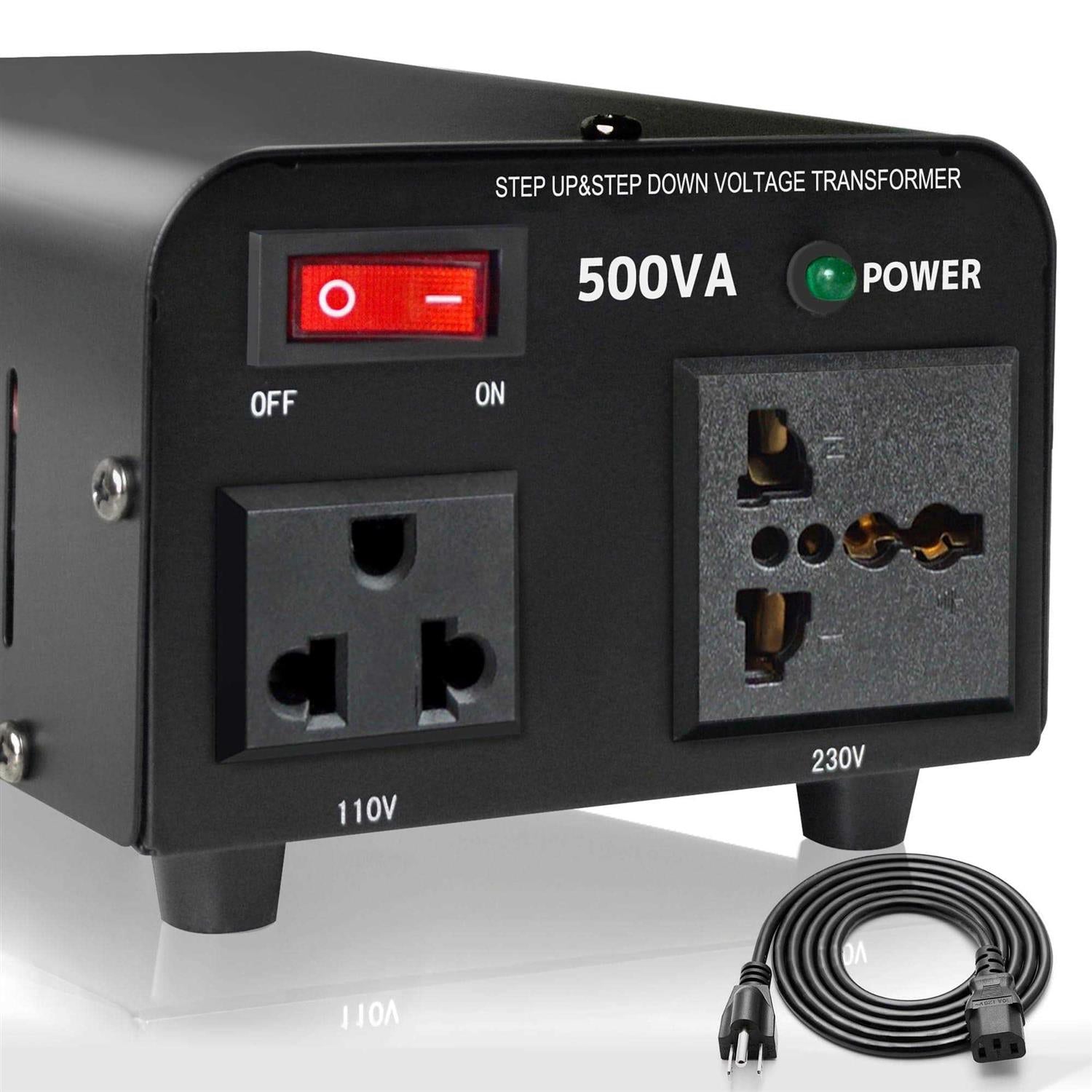 Yinleader 500W Voltage Transformer Power Converter Step Up/Down Converter 110/120 Volt - Shop Hardware Tools Online Store