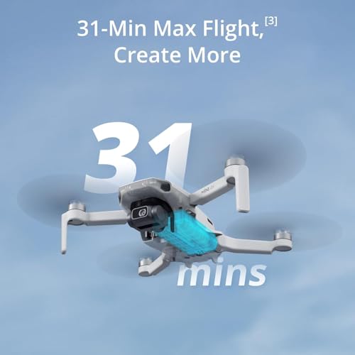 DJI Mini 4K Drone with Camera for Adults, 3-Axis Gimbal, 31-Min Flight, Bundle with Deco Gear Accessories L549