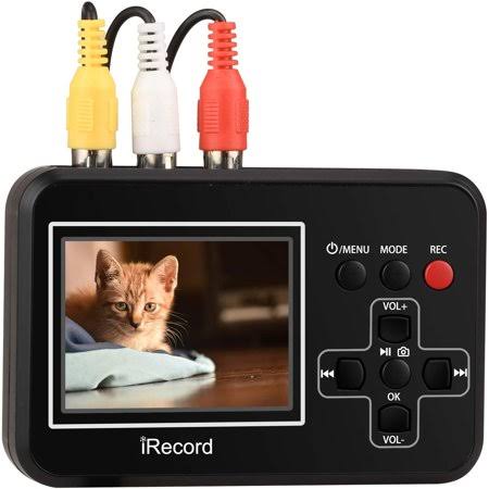 Digitnow Video to Digital Converter, VHS to Digital Converter to Capture Video from VCR, VHS Tapes, Hi8, Camcorder, DVD,TV Box,