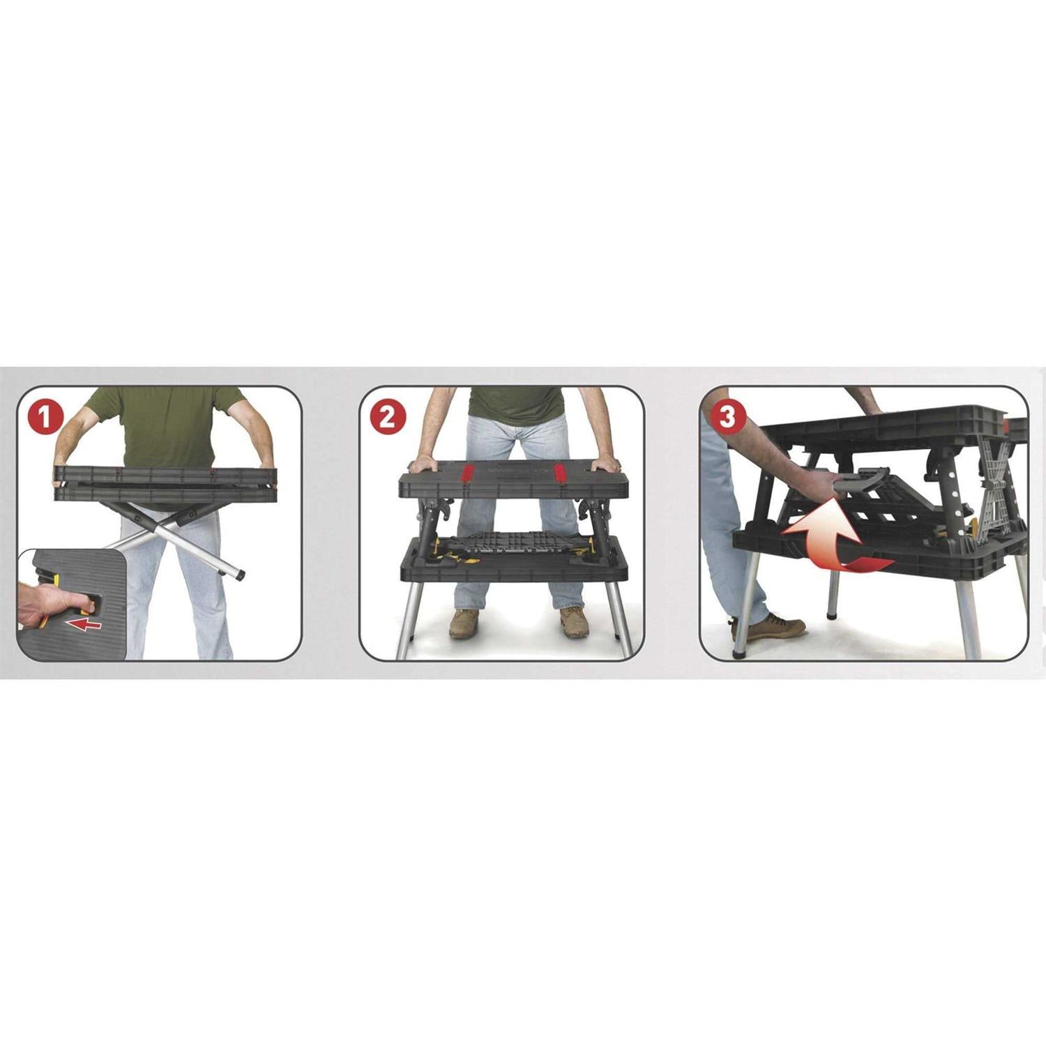 Keter Folding Work Table 750-Lb. Capacity Y832