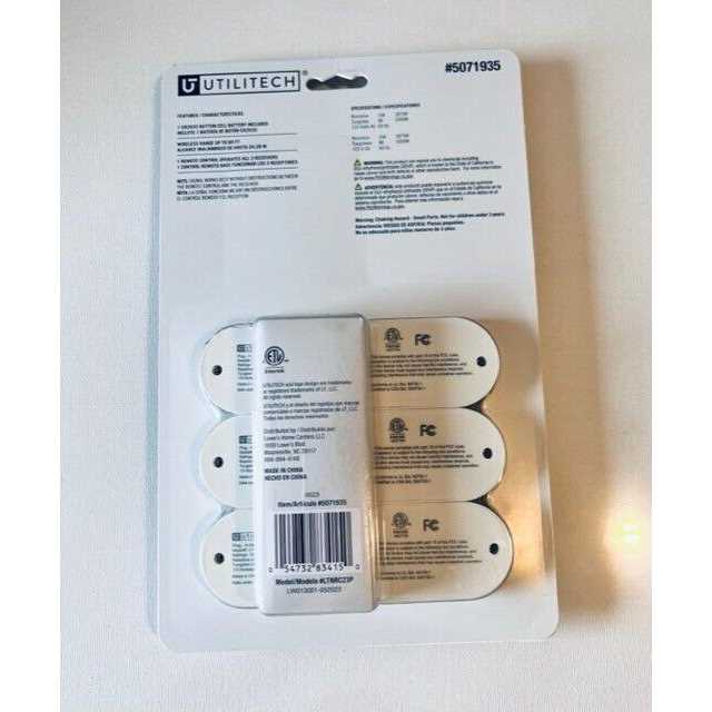 Utilitech Indoor Wireless Outlets with Remote Control, 3-Piece J5949