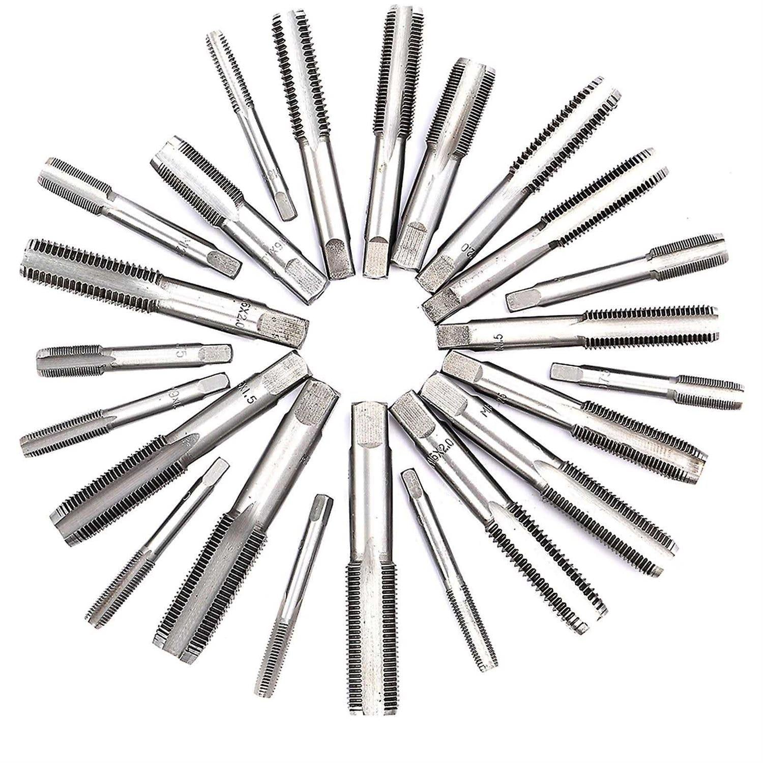 VEVOR 110Pcs Tap and Die Set Metric M2-M18 Titanium with Storage Case W6784