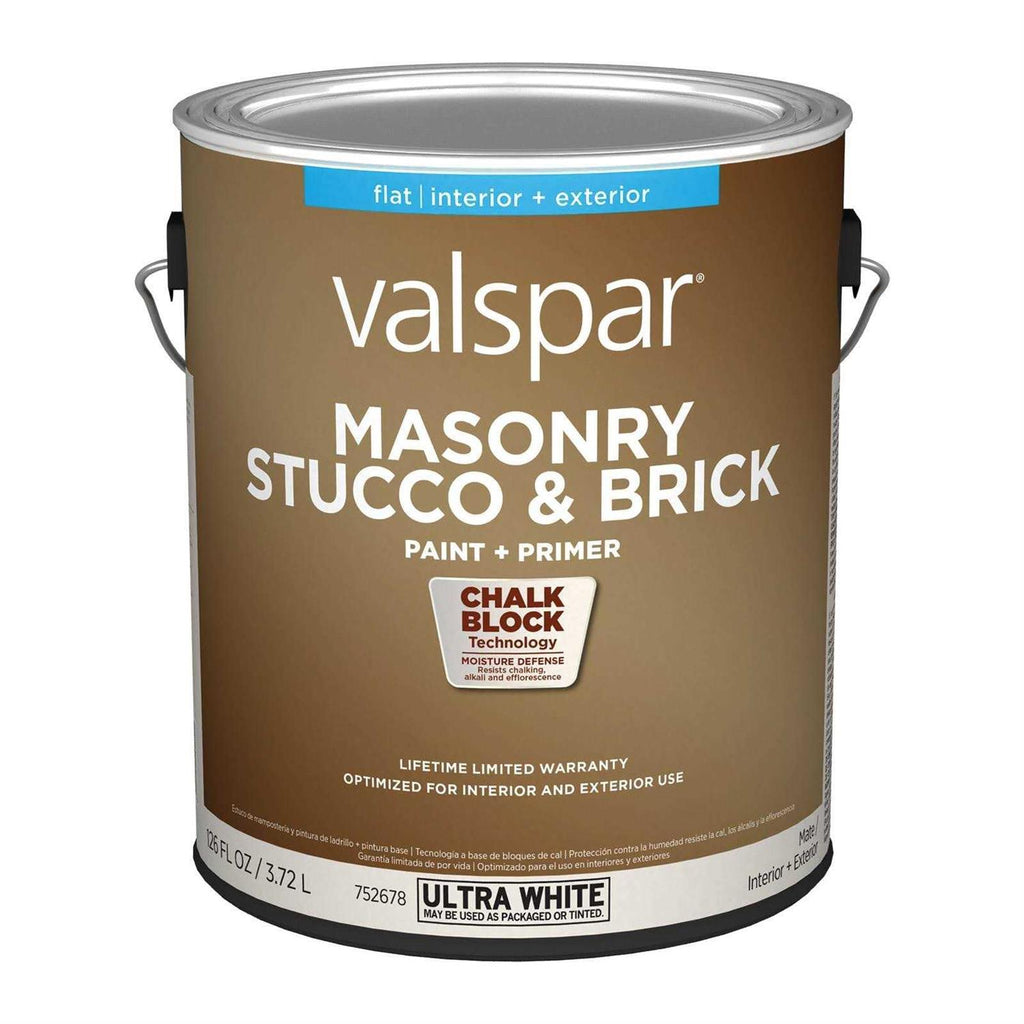 Valspar Masonry Stucco &amp; Brick Flat Tintable Interior/Exterior Paint 007 - Shop Hardware Tools Online Store