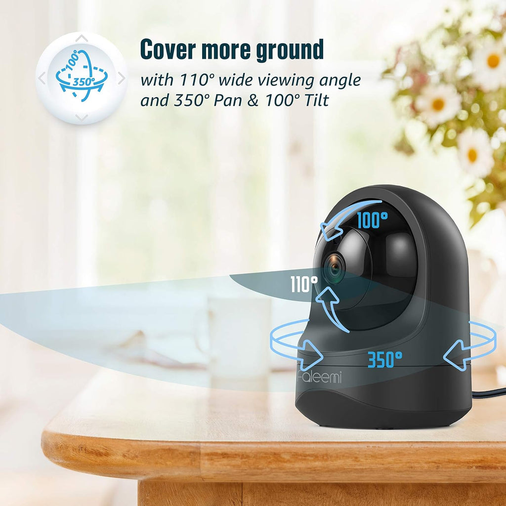 Wireless Security Camera 1080P Pan/Tilt/Zoom WiFi Indoor Nanny Cam G2085