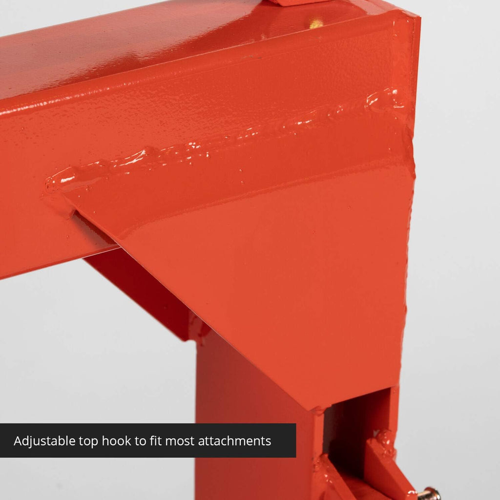 Titan Attachments Orange Category 2 3 Point Quick Hitch Adapter E251930