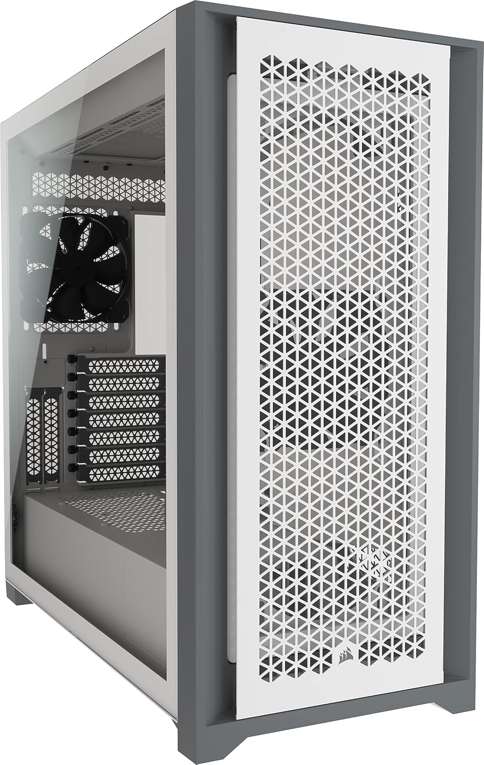 Corsair 5000D Airflow Tempered Glass Mid-Tower ATX PC Case White J84612