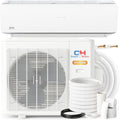 Hyper Heat 9,000 BTU, 25 SEER Ductless Mini-Split Air Conditioners -22F Heat Pump with 16FT Copper Line Set and Communication Wires