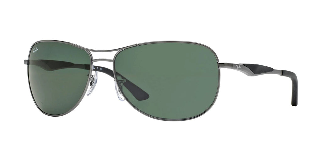 Ray-Ban RB3519 Metal Sunglasses, 006/6G Matte Black (Black)