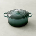 Le Creuset Signature Cast-Iron Round Dutch Oven, 4 1/2-Qt., Ocean | Williams Sonoma