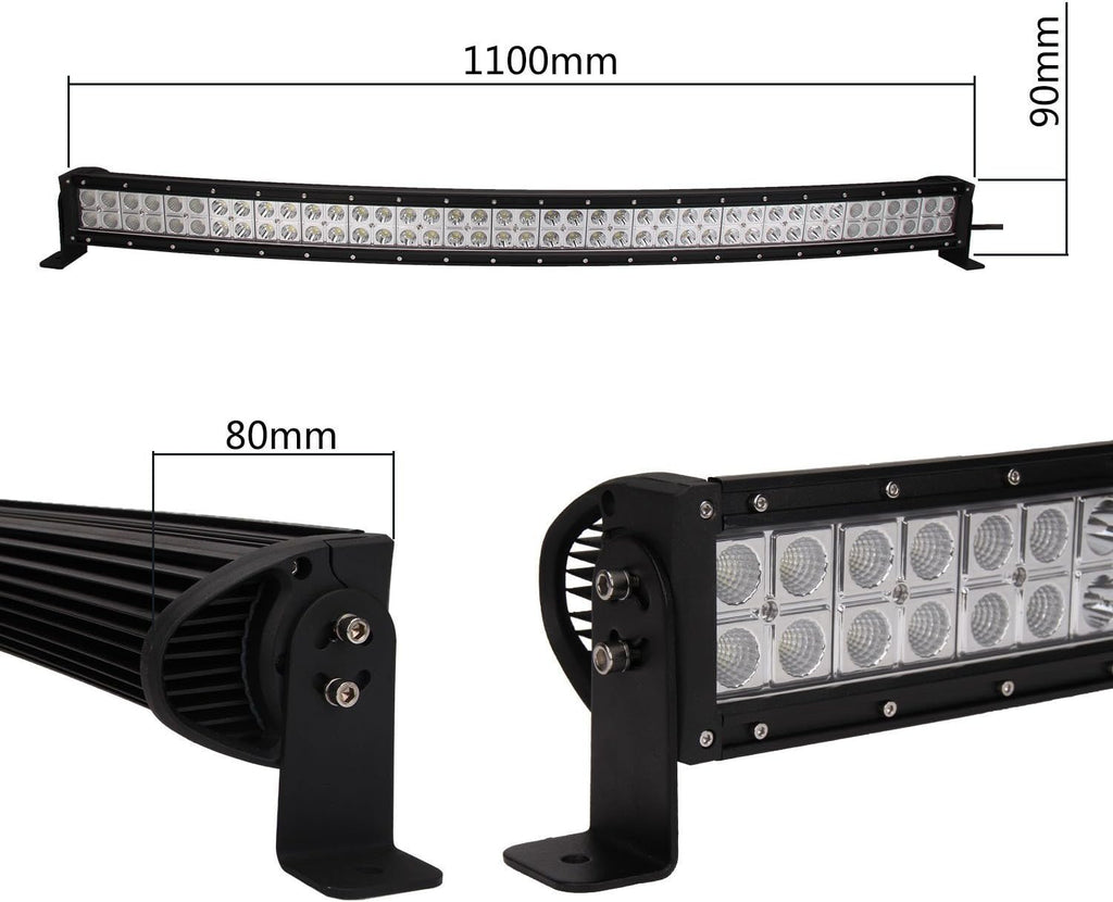 Lumitek 288W 50 inch Curved LED Light Bar for Off-Road SUV ATV X789540