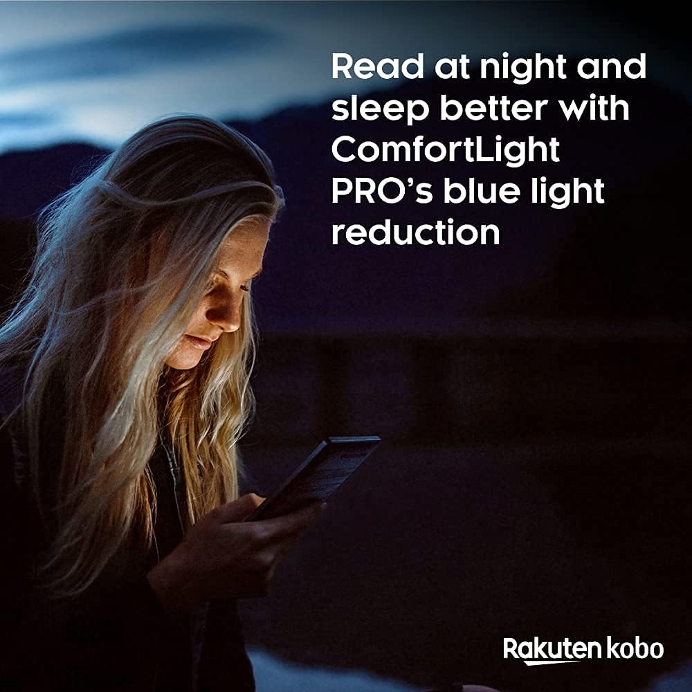Kobo Clara HD eReader with 6" Glare Free Touchscreen, 8GB Storage, Black Q1835