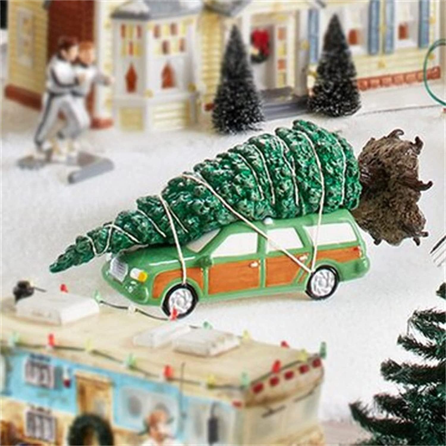 The Griswold Holiday Garage Lit Building Xmas Village Houses Decorations E649