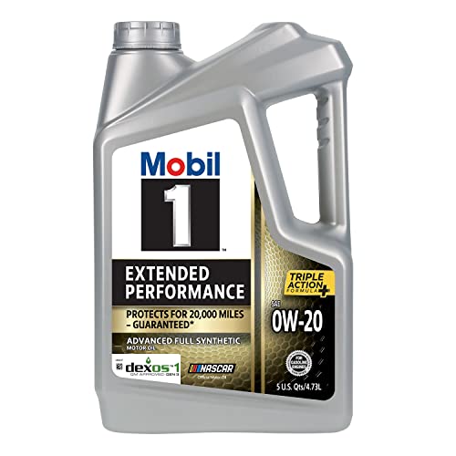 Mobil 1 Advanced Fuel Economy Full Synthetic Motor Oil 0W-20, 5 Quart A306