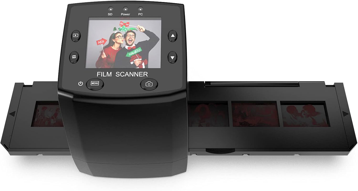 135 Film Scanner High Resolution Slide Viewer with SD Card Save F70674