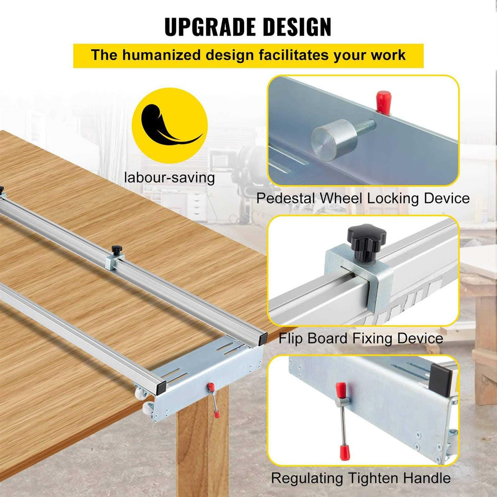 VEVOR Router Sled 60 inch Slab Guide Jig for Woodworking Y53162