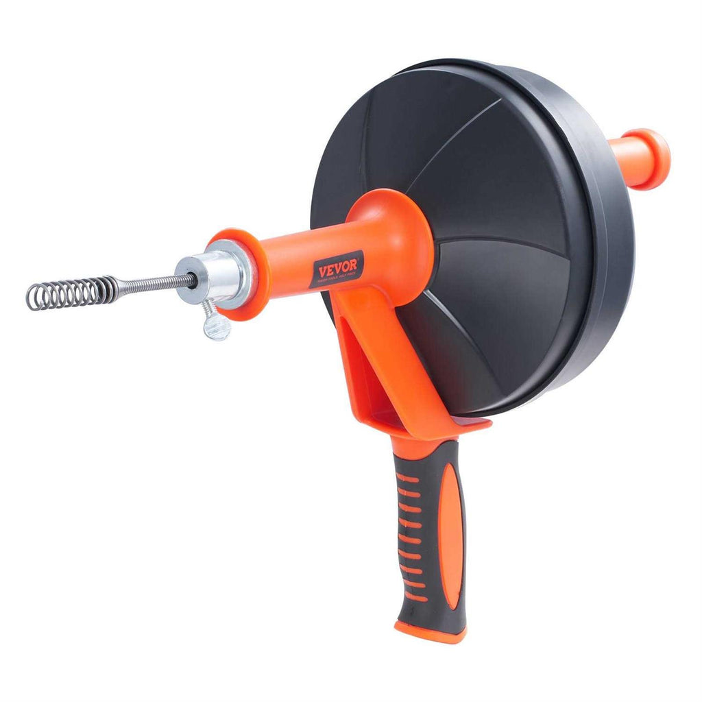 VEVOR Drain Auger 25Ft Plumbing Snake with Drill Attachment G574