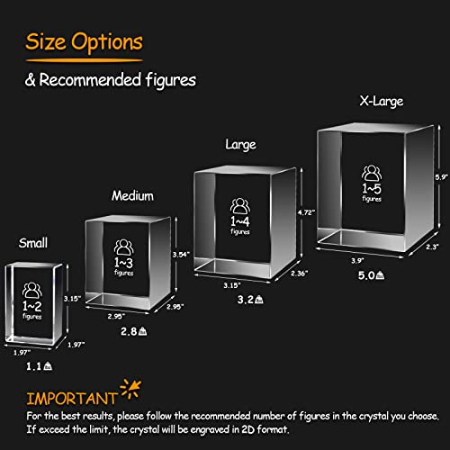 3D Crystal Photo Customized Picture Gift for Wife Mom Dad M953616