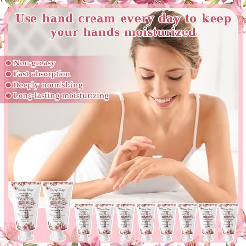 50 Pack Christian Hand Lotion Bulk Gifts for Women Bible Mini Travel Classic Y823911