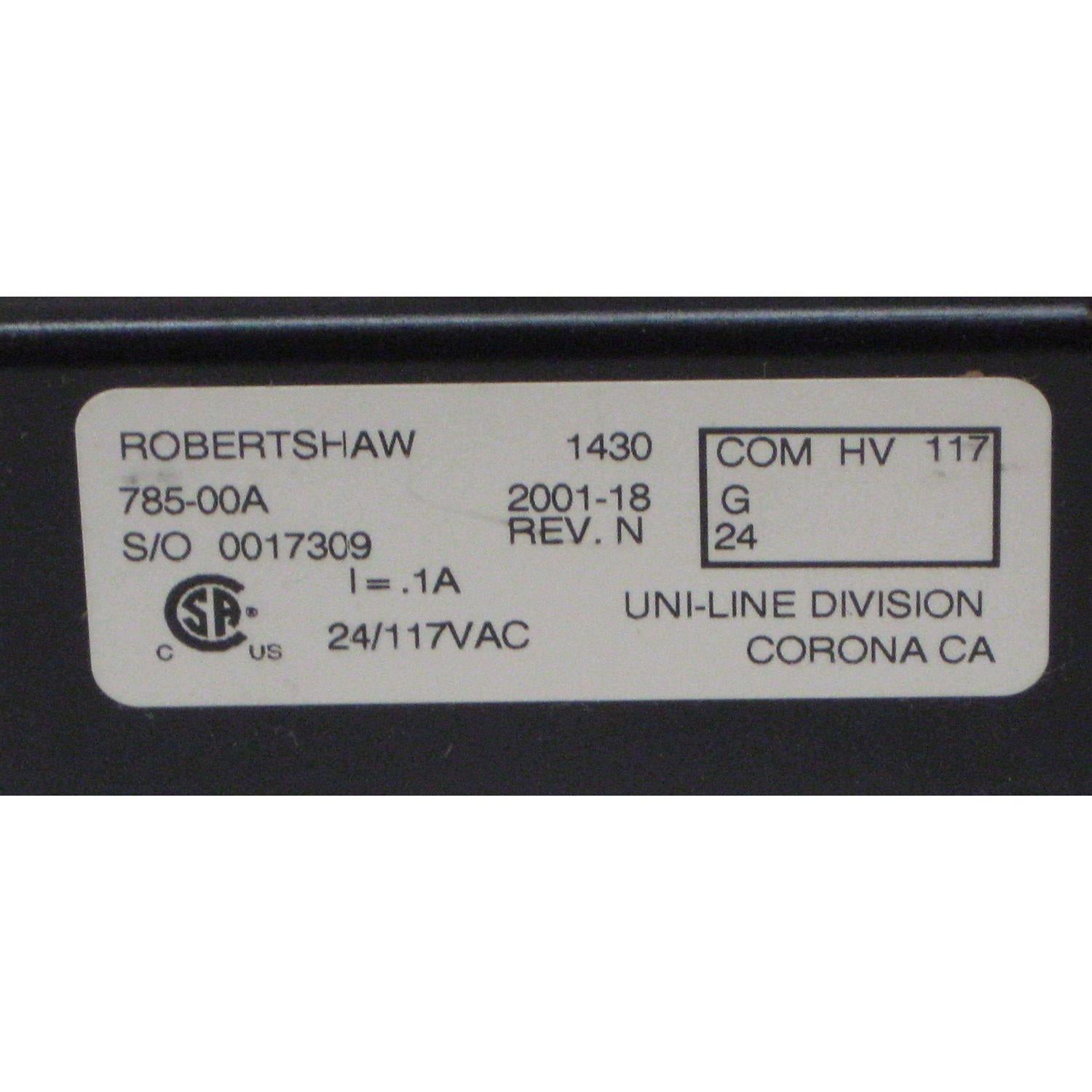 Robertshaw Automatic Pilot Relight Kit 785-001 W35095