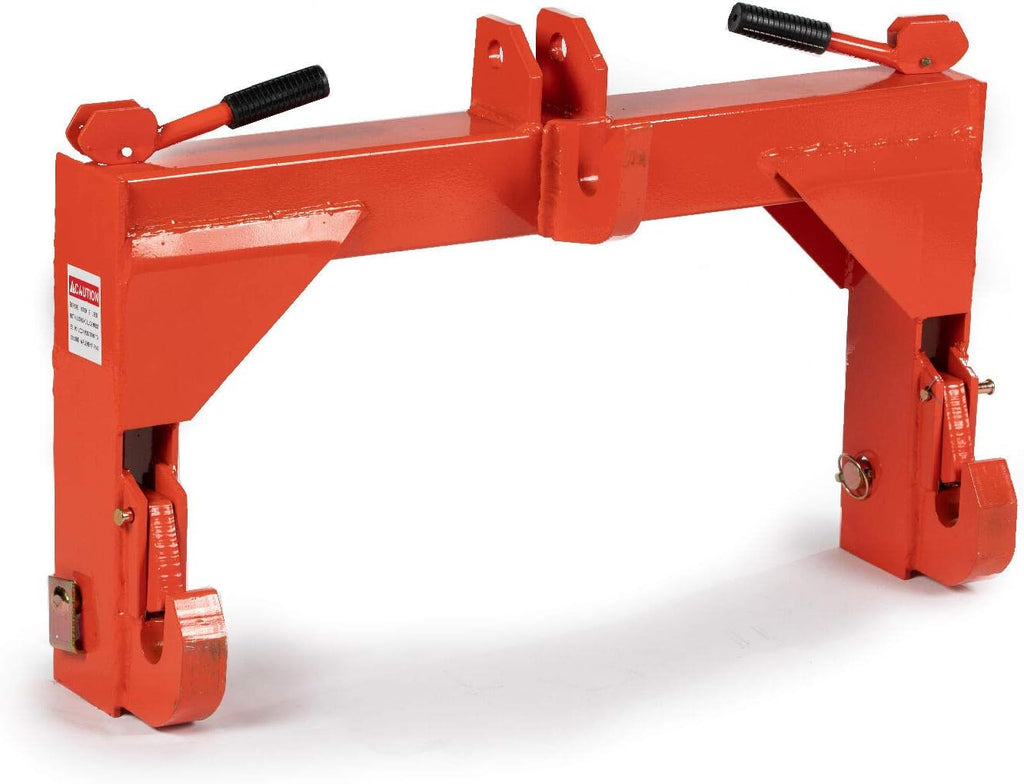 Titan Attachments Orange Category 2, 3 Point Quick Hitch Adapter
