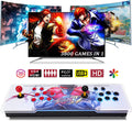 3D Arcade Game Console - 3800 Games Installed, Search Games, Support 50 3D Games, 1280x720P, Favorite List, 4 Players Online Game, 2 Player Game Controls,Rocker Retro (Red and White)