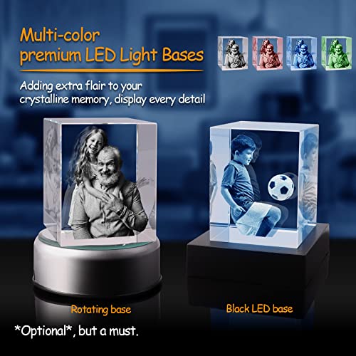 3D Crystal Photo Customized Picture Gift for Wife Mom Dad M953616