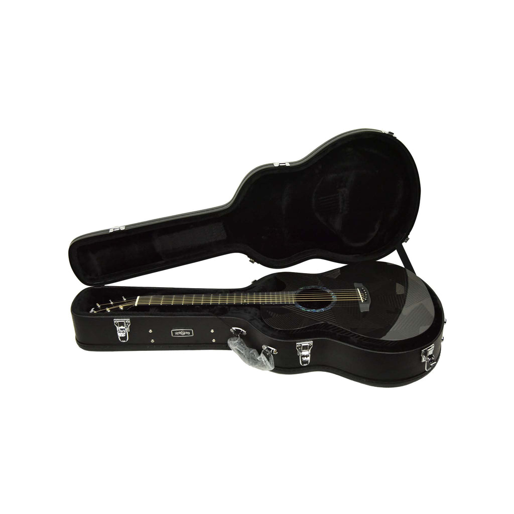 Rainsong BI-WS1000N1 Black Ice Series Acoustic-Electric Guitar with Case Z75795