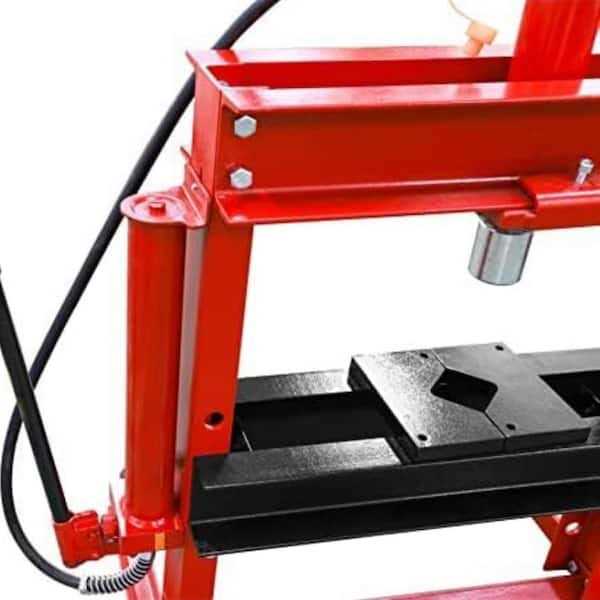 Big Red 12-Ton Low-Profile Shop Press with Stamping Plates F122247