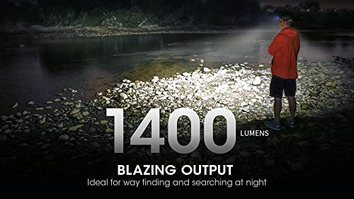 Nitecore NU43 Rechargeable Headlamp 1400 Lumens USB-C Lightweight for Camping Running Working K7574