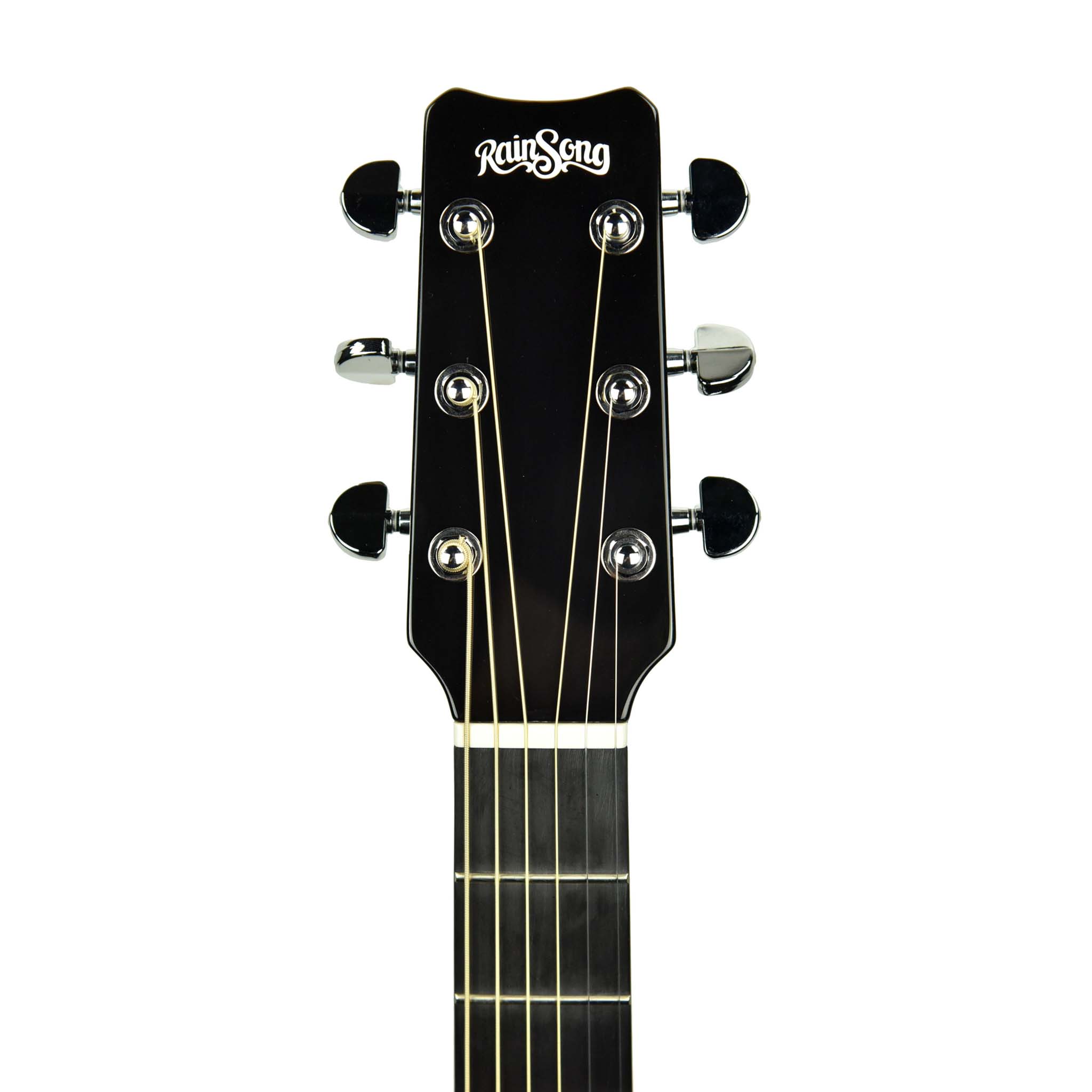 Rainsong BI-WS1000N1 Black Ice Series Acoustic-Electric Guitar with Case Z75795