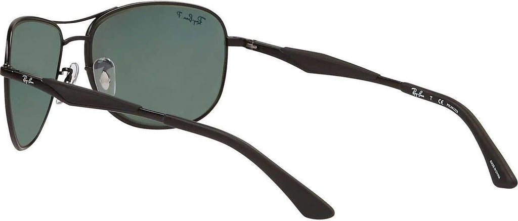 Ray-Ban RB3519 Metal Sunglasses Matte Black D1416