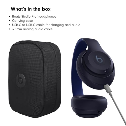 Beats Studio Pro Wireless Noise Cancelling Headphones, Black N96746