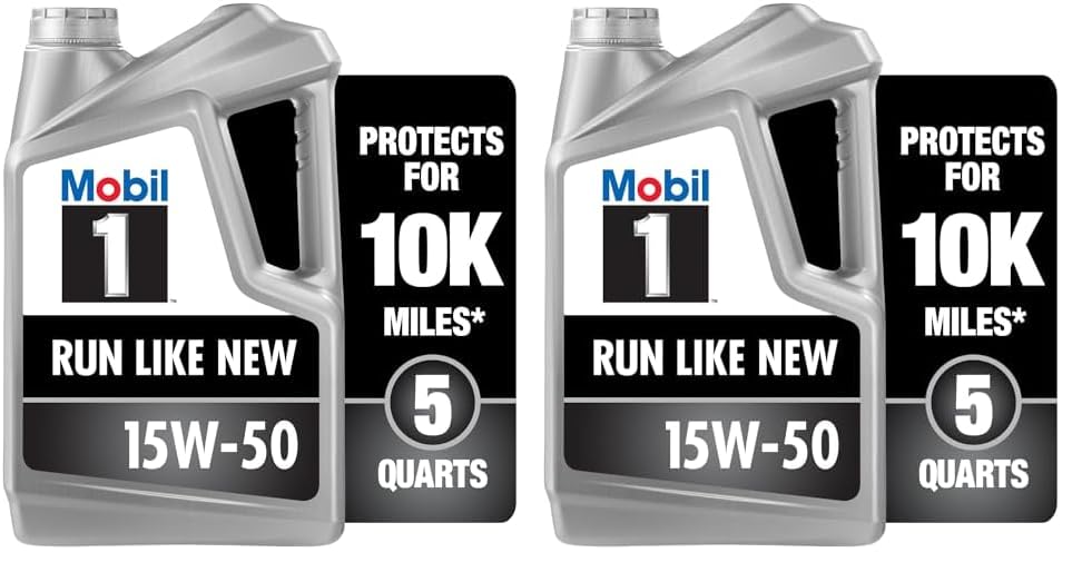 Mobil 1 Advanced Fuel Economy Full Synthetic Motor Oil 0W-20, 5 Quart A306