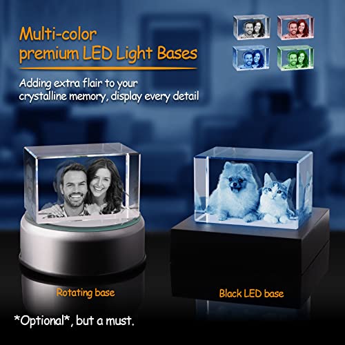 3D Crystal Photo Customized Picture Gift for Wife Mom Dad M953616