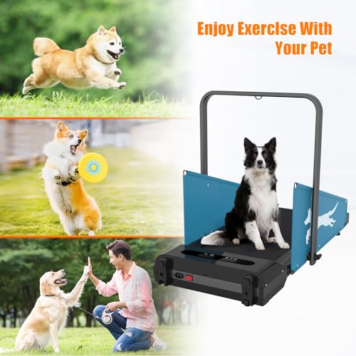Dog Treadmill Pet Running Machine SlatMill for Small & Medium Dogs X16586